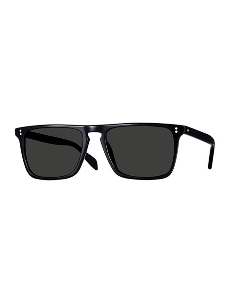 bernardo square sunglasses/black